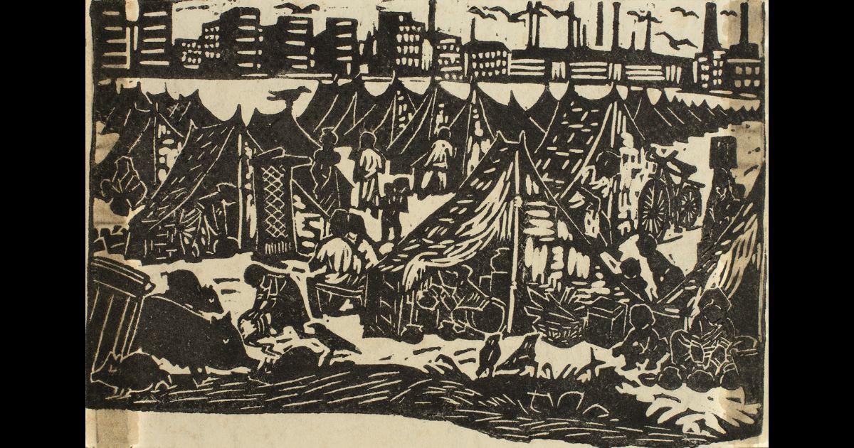 Chittaprosad’s 1950s Artwork Reflects the Evolving Landscape of Mumbai