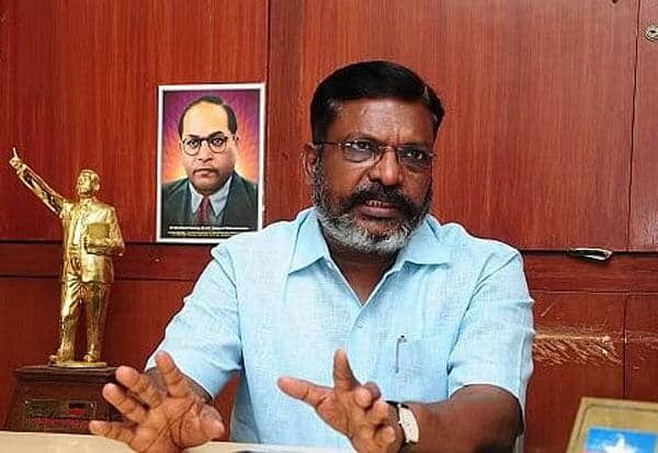 தவெக அமைச்சரவையில் விசிக;  திருமா அறிவிப்பு