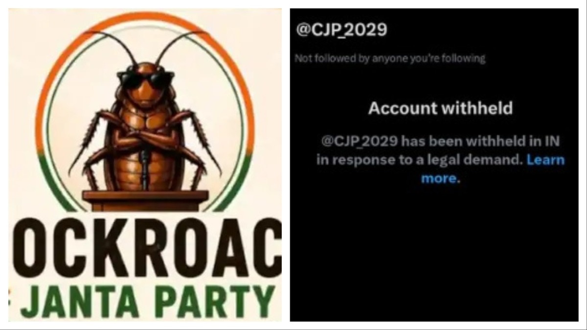 Cockroach Party's X account blocked hours after it beats BJP in Instagram followers