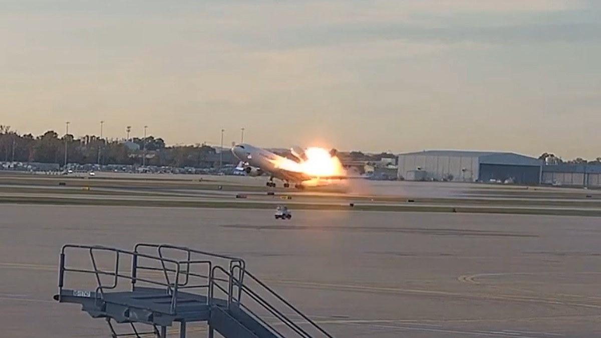 Video: Moment US cargo plane lost engine before fiery crash that killed 15