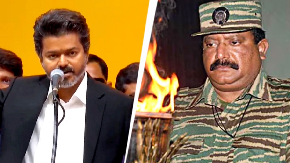 Vijay pays tribute to LTTE chief Prabhakaran, vows solidarity with Lankan Tamils